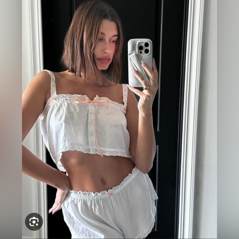 Kitteny White 100% Cotton Sleepwear Set